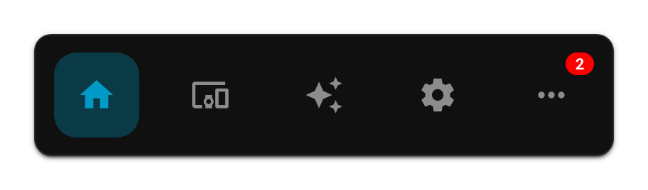 Floating navbar on desktop