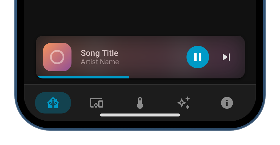 Control when the media player is displayed